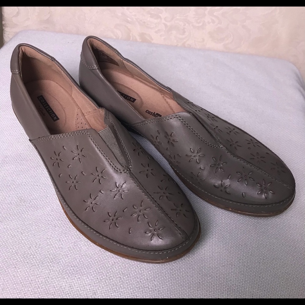 Clarks cushion collection slip on